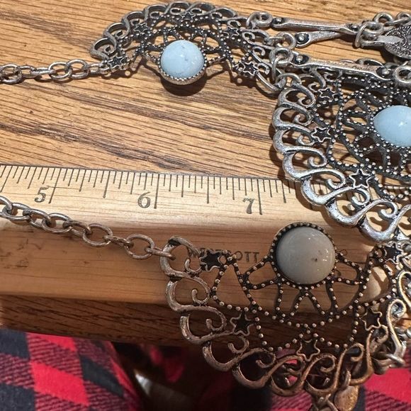 Vintage Middle Easter Tribal Coin Necklace - Picture 4 of 4